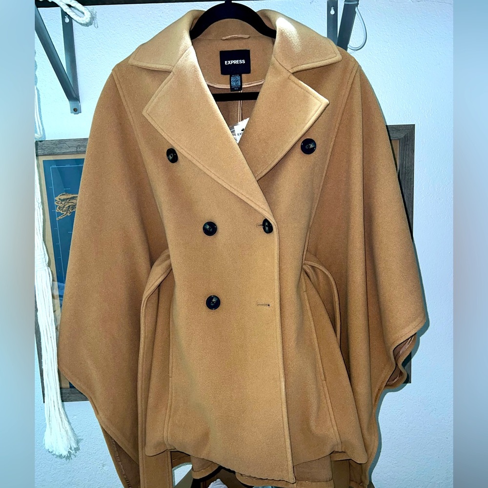 NWT Express Poncho Coat